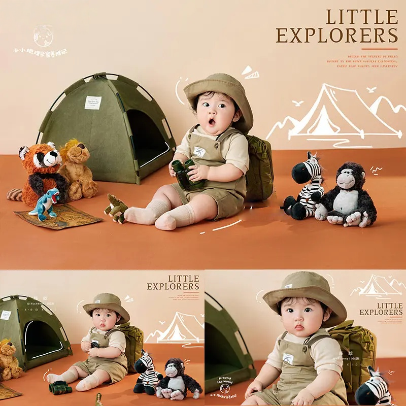 Camping Theme Set - Newborn Photography Props - Image 3